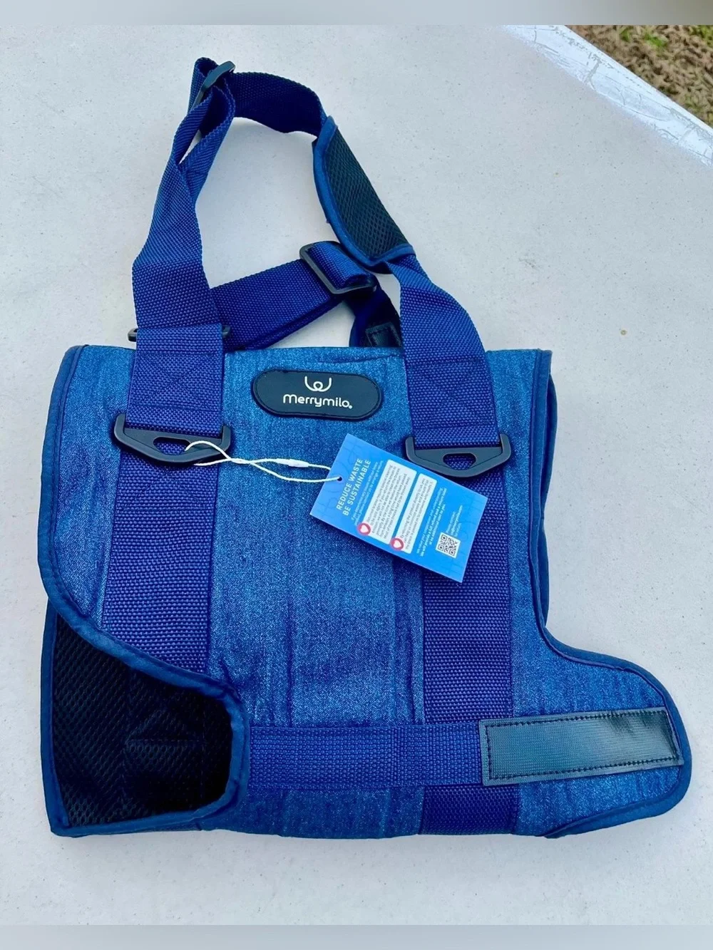 Merrymilo Dog Lift Harness Size: S Non-slip Adjustable Breathable Durable NEW Re